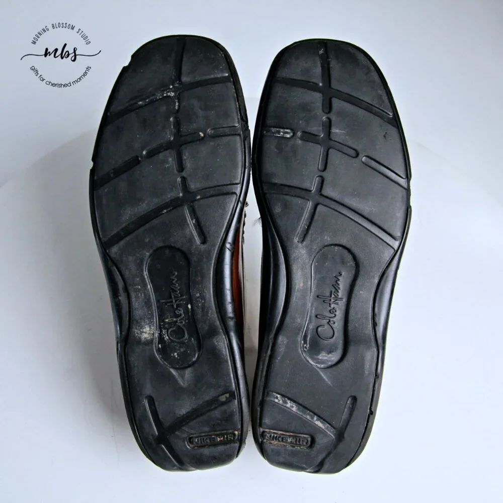 Cole Haan Air Dempsey Leather Loafers Brown Men 9.5‎
